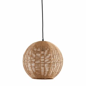 Luqaza hanglamp Roope – naturel – Ø30cm Luqaza hanglamp Roope – naturel – Ø30cm