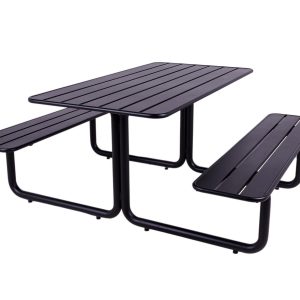 MaximaVida metalen picknicktafel Max zwart – 150 cm MaximaVida metalen picknicktafel Max zwart – 150 cm