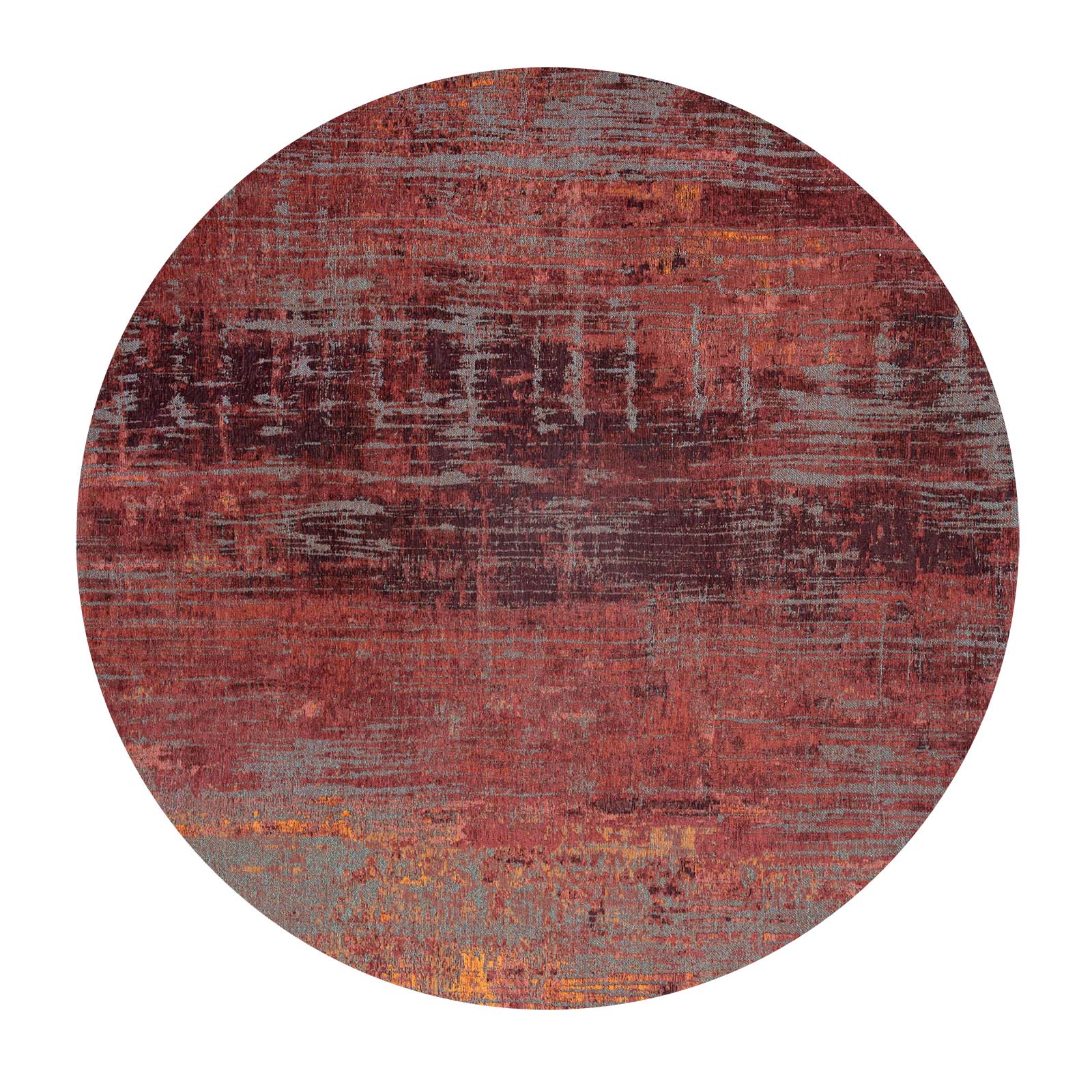 Ecorugs vloerkleed Nassau Red - rood - 240x240cm