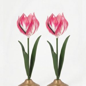 Pip Studio – kandelaren – roze – 26cm – set van 2 Pip Studio – kandelaren – roze – 26cm – set van 2