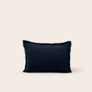 Madura Kussensloop Lou blauwe inkt 30×40 cm Madura Kussensloop Lou blauwe inkt 30×40 cm