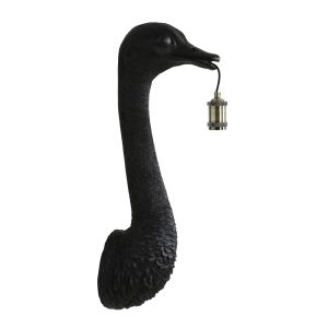 Light & Living wandlamp Ostrich – zwart – 25x19x72cm Light & Living wandlamp Ostrich – zwart – 25x19x72cm