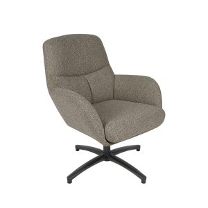 LABEL51 Fauteuil Chill Zone – Grijs Bouclé – Draaibaar LABEL51 Fauteuil Chill Zone – Grijs Bouclé – Draaibaar
