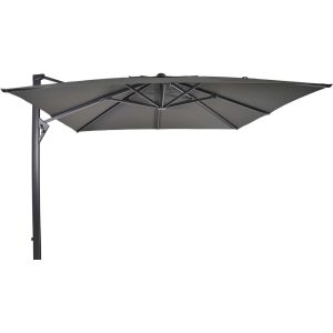 Lesli Living push-up parasol Taurus – grijs – 300x300cm Lesli Living push-up parasol Taurus – grijs – 300x300cm