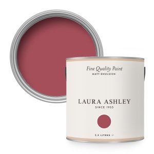 Laura Ashley Muurverf Mat Pale Cranberry 2,5 liter Laura Ashley Muurverf Mat Pale Cranberry 2,5 liter