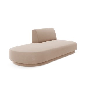 Micadoni Module Miley 2-zits, flueel cappuccino – 90x158x70cm Micadoni Module Miley 2-zits, flueel cappuccino – 90x158x70cm