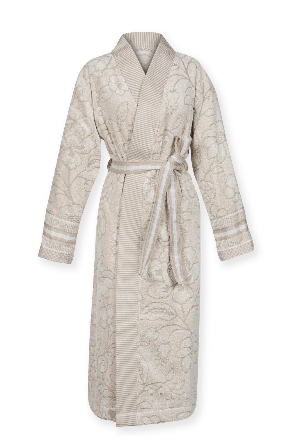 Pip Studio Badjas Jasmin Jacquard - XL - Zand