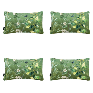 Madison sierkussen Elisa – groen – 30x50x10cm – set van 4 Madison sierkussen Elisa – groen – 30x50x10cm – set van 4