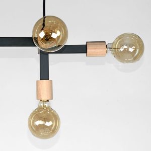 Label51 Hanglamp Loco – Zwart Metaal – 31x100x16cm Label51 Hanglamp Loco – Zwart Metaal – 31x100x16cm