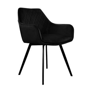 Kick eetkamerstoel Karl Velvet – Zwart Kick eetkamerstoel Karl Velvet – Zwart