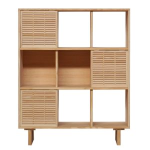 Naan Furniture Boekenkast Morell – Massief grenen ongelakt – Natuurlij Naan Furniture Boekenkast Morell – Massief grenen ongelakt – Natuurlij