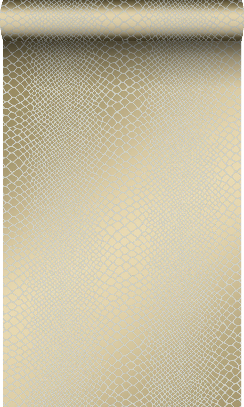 Origin Wallcoverings behang slangenprint glanzend brons - 53 cm x 10.0
