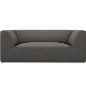 Micadoni Bank Ruby 2-zits, ribfluwelen, donkergrijs – 93x174x69cm Micadoni Bank Ruby 2-zits, ribfluwelen, donkergrijs – 93x174x69cm