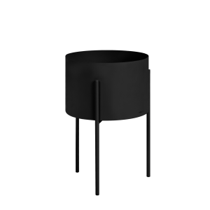 noo.ma MAKI Bloempot – breed – Vulcano Black noo.ma MAKI Bloempot – breed – Vulcano Black