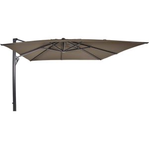Lesli Living push-up parasol Taurus – taupe – 300x400cm Lesli Living push-up parasol Taurus – taupe – 300x400cm