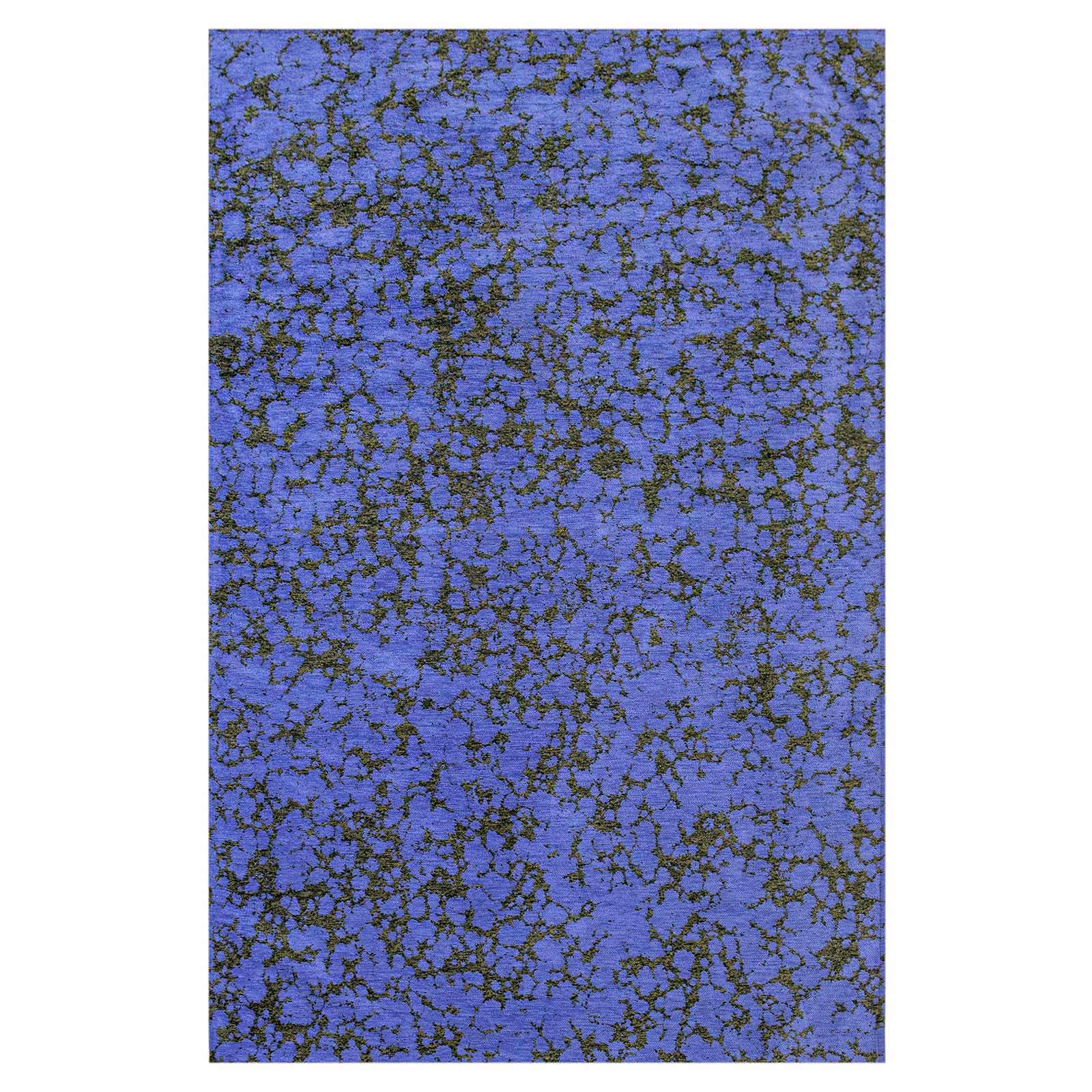 Lola&Moi vloerkleed Blue Grass - blauw - 140x200cm