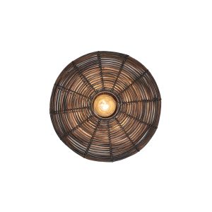 Light & Living wandlamp Mataka – bruin – Ø51cm Light & Living wandlamp Mataka – bruin – Ø51cm