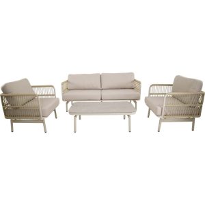 Lesli Living loungebank Akiro – beige – 179x75x66cm Lesli Living loungebank Akiro – beige – 179x75x66cm