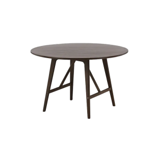 Nest living Esra Ronde Houten Eettafel Ø 100 cm – Donkerbruin Nest living Esra Ronde Houten Eettafel Ø 100 cm – Donkerbruin
