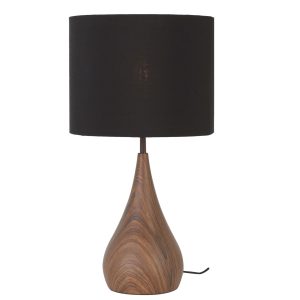Light & Living tafellamp Svante – bruin – Ø28cm Light & Living tafellamp Svante – bruin – Ø28cm