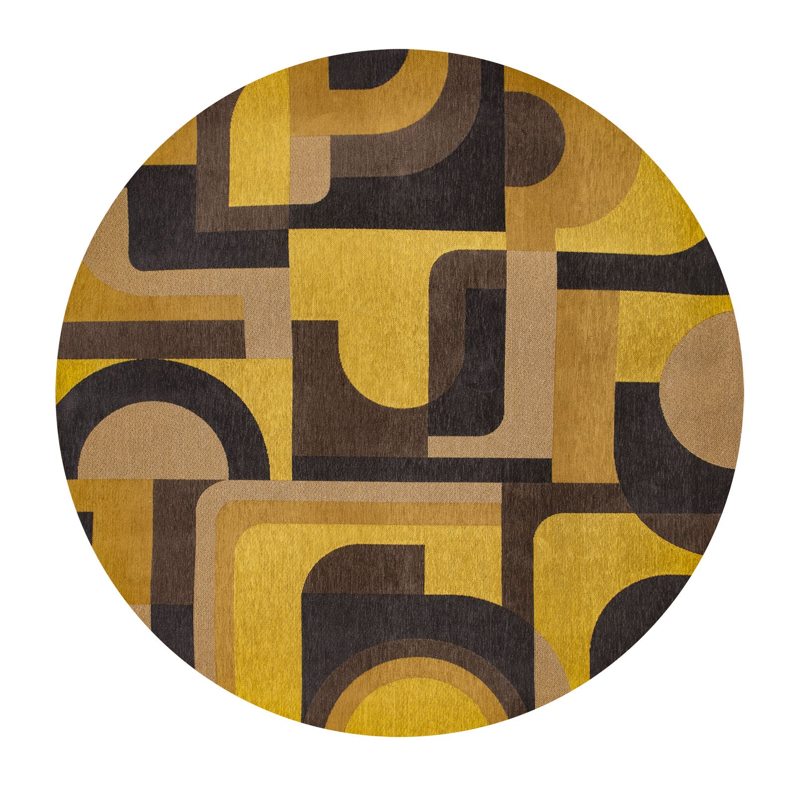 Louis De Poortere vloerkleed Yellow Meyer - geel - 240x240cm