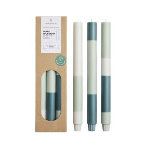 Originalhome dinerkaarsen gelaadge Meadow – 30 cm – set van 3 Originalhome dinerkaarsen gelaadge Meadow – 30 cm – set van 3