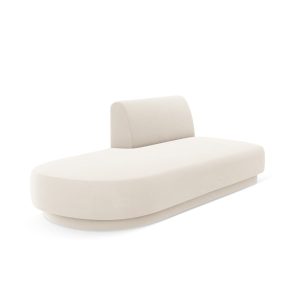 Micadoni Module Miley 2-zits, flueel lichtbeige – 90x158x70cm Micadoni Module Miley 2-zits, flueel lichtbeige – 90x158x70cm
