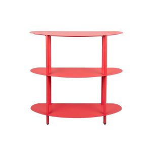 Leitmotiv side table Cool Retro – rood – 90x28x82cm Leitmotiv side table Cool Retro – rood – 90x28x82cm