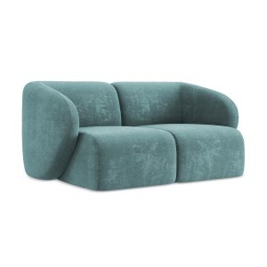 LaMiaSofa Tweezits modulaire bank Cervo – chenille stof – jeans – 174x