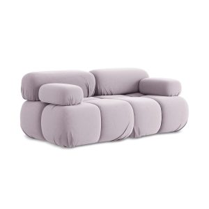 LaMiaSofa Tweezits modulaire bank Sanremo – velours – lavendel – 190×9