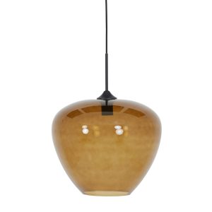 Light & Living hanglamp Mayson – bruin – Ø40cm