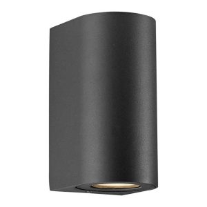 Nordlux Canto Wandlamp Buiten – GU10 – IP44 – Zwart – Rond Nordlux Canto Wandlamp Buiten – GU10 – IP44 – Zwart – Rond