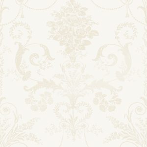 Laura Ashley Vliesbehang – Josette White – 10mx52cm Laura Ashley Vliesbehang – Josette White – 10mx52cm