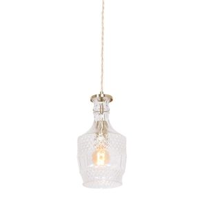 Mexlite hanglamp Grazio – 1 lichts – 12.5x 150 cm – mat-goud Mexlite hanglamp Grazio – 1 lichts – 12.5x 150 cm – mat-goud