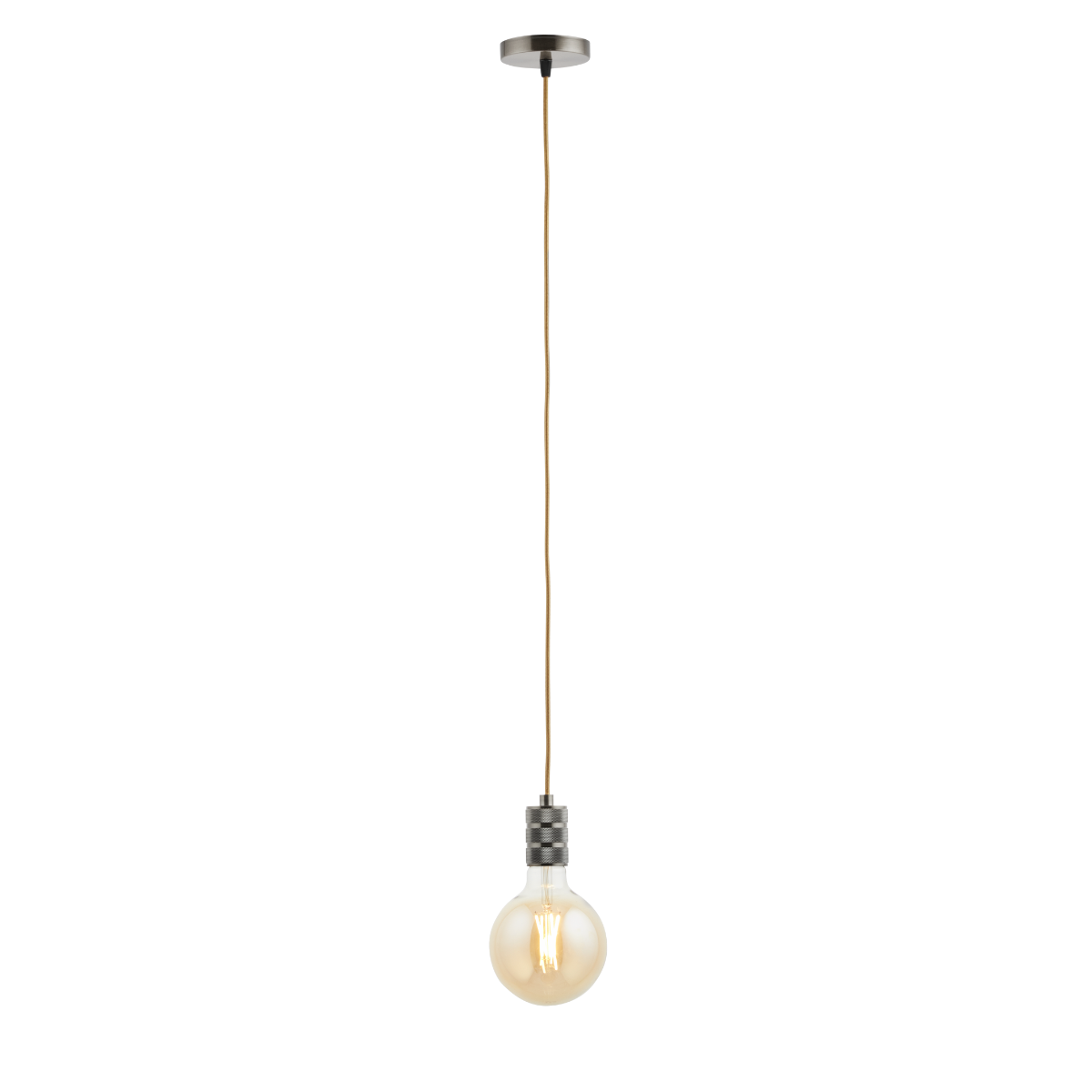 Lighto | Pendel Brons | Inclusief Lichtbron Goud | Retro | 1.5m Snoer