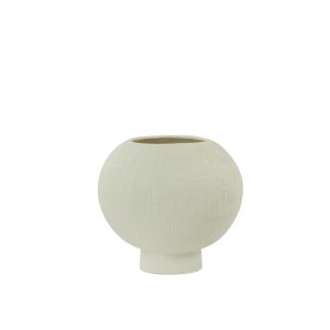Light & Living vaas Maguli – wit – Ø29cm Light & Living vaas Maguli – wit – Ø29cm