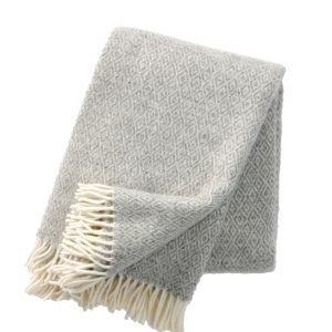 Klippan 100% wollen deken – Stella – licht grijs – 130x200cm Klippan 100% wollen deken – Stella – licht grijs – 130x200cm