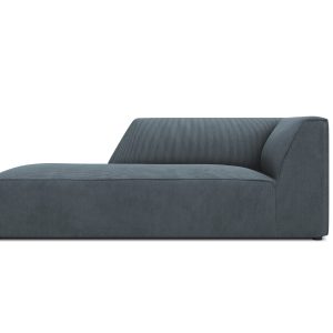 Micadoni linker meridiaan Ruby ribfluwelen, blauw – 180x93x69cm