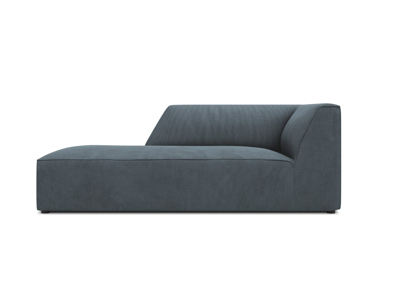 Micadoni linker meridiaan Ruby ribfluwelen, blauw - 180x93x69cm