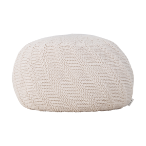 Nest living Dina Ronde Gebreide Poef Ø 45 cm – Crême Nest living Dina Ronde Gebreide Poef Ø 45 cm – Crême