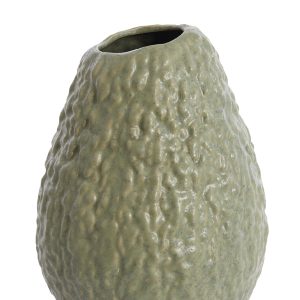 Light & Living vaas AVOCADO – 22.5x22x29.5cm – groen Light & Living vaas AVOCADO – 22.5x22x29.5cm – groen