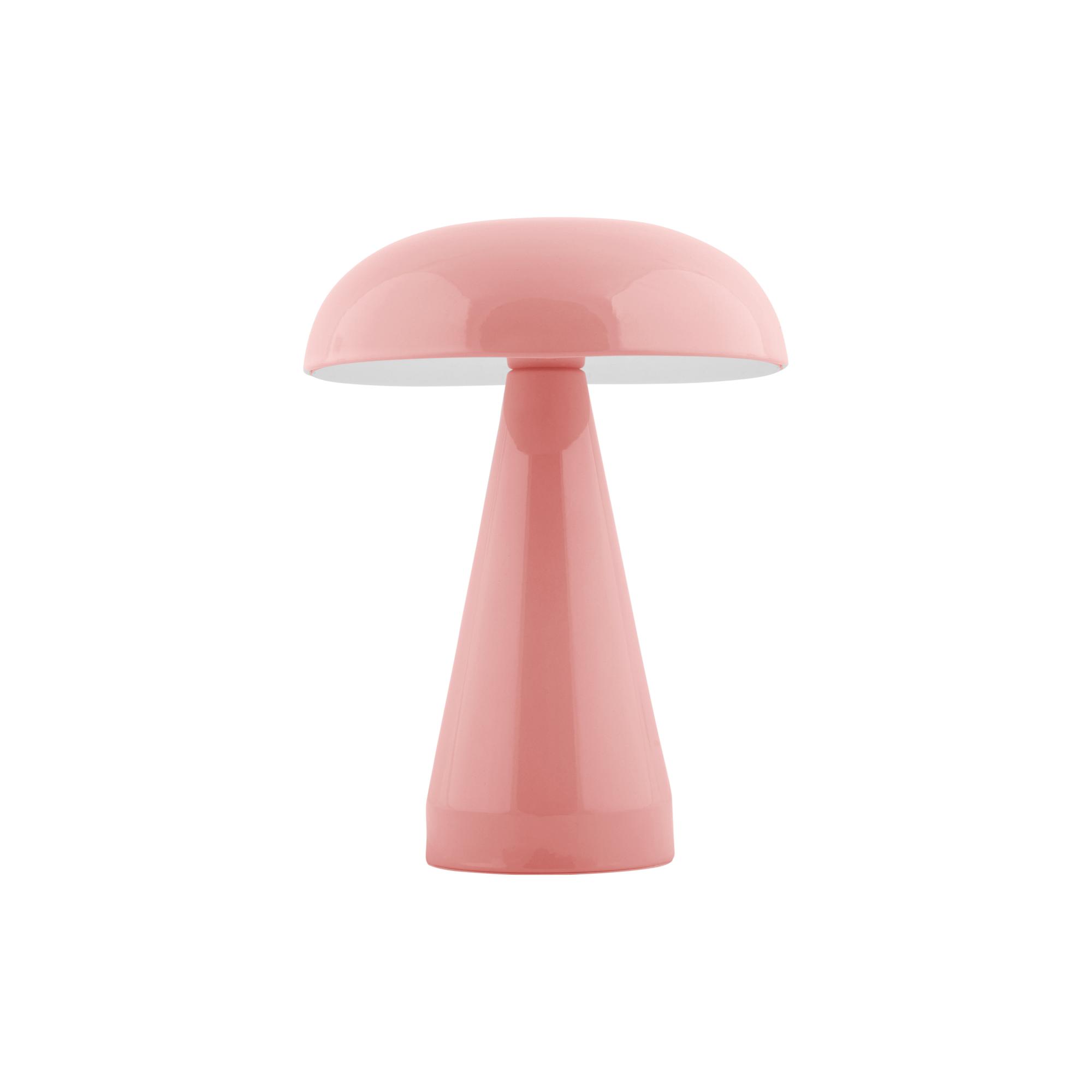 Leitmotiv tafellamp Rachel LED - roze - 15.5x15.5x20.5cm - Paddenstoel
