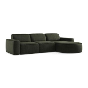 LaMiaSofa hoekbank rechts Melissa – textuurstof – olijf – 284x166x70 LaMiaSofa hoekbank rechts Melissa – textuurstof – olijf – 284x166x70