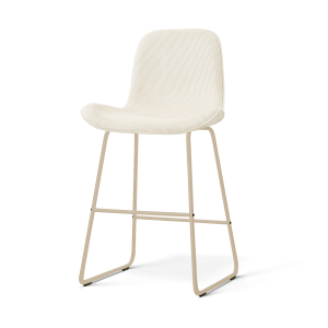 Nolon Nino-Fé barkruk rib beige – beige onderstel – 65 cm