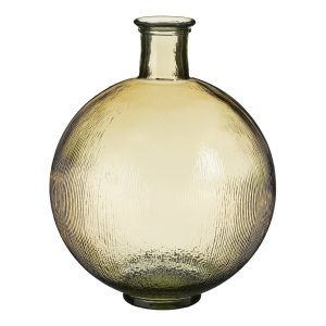 Mica Decorations Firenza Fles Vaas – H42 x Ø34 cm – Gerecycled Glas – Mica Decorations Firenza Fles Vaas – H42 x Ø34 cm – Gerecycled Glas –