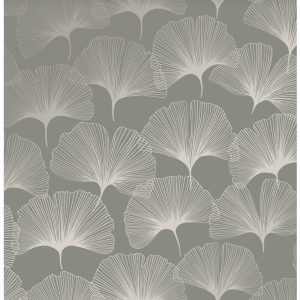Origin Wallcoverings behang ginkgo bladeren warm grijs – 53 cm x 10.05 Origin Wallcoverings behang ginkgo bladeren warm grijs – 53 cm x 10.05
