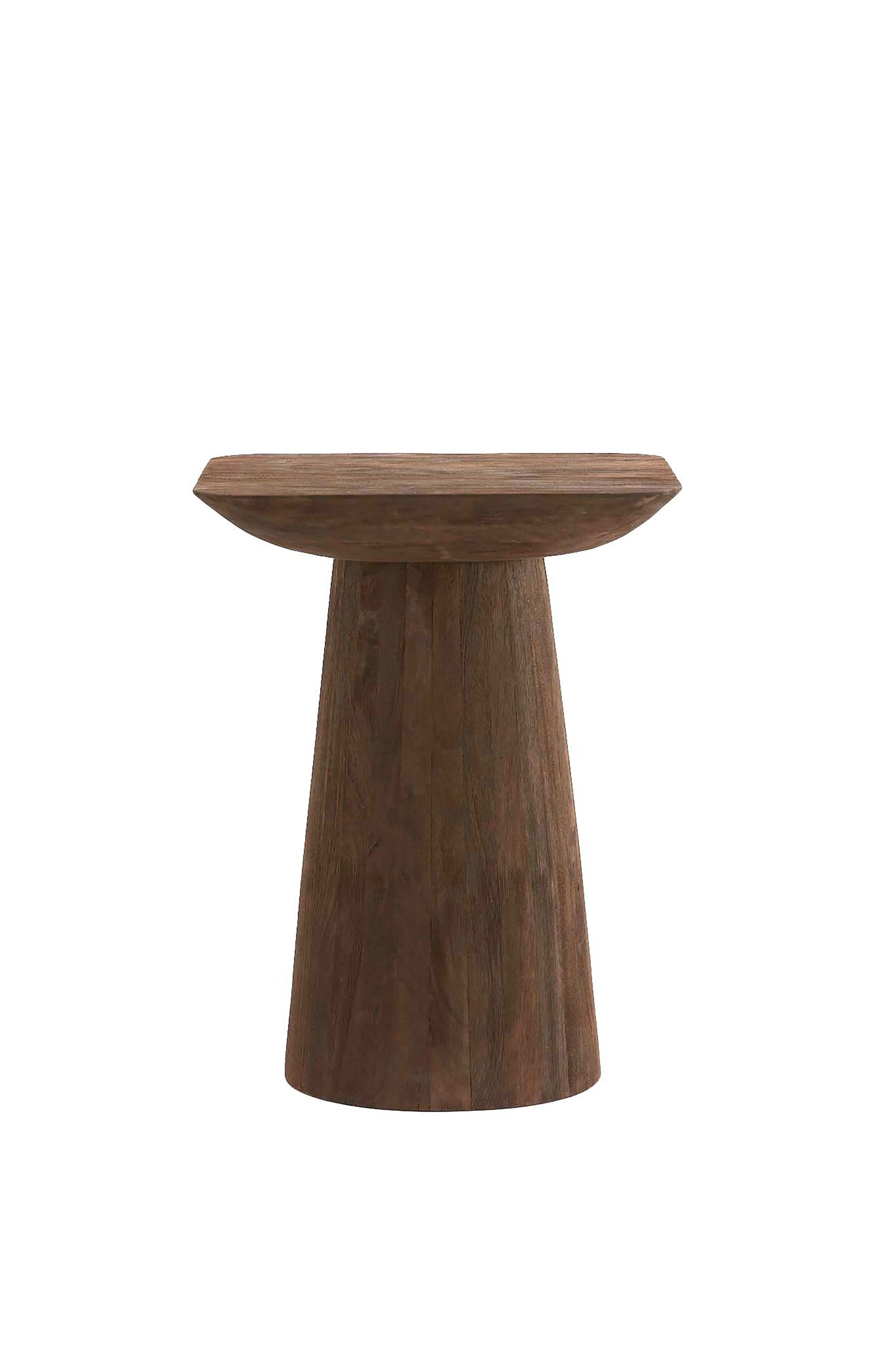 Light & Living bijzettafel DEGO - Ø45x59cm - bruin