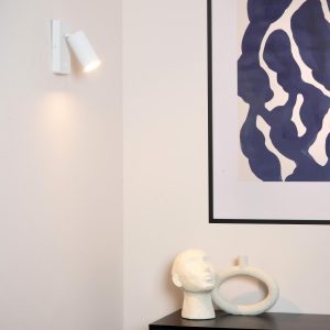 Lucide bedlamp CLUBS – 1xGU10 – Wit Lucide bedlamp CLUBS – 1xGU10 – Wit
