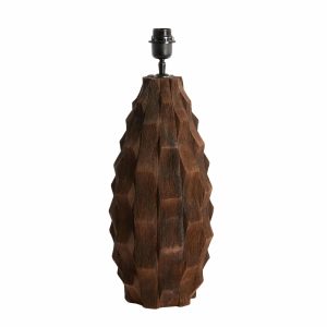 Light & Living lampvoet Takabe – bruin – Ø21cm Light & Living lampvoet Takabe – bruin – Ø21cm