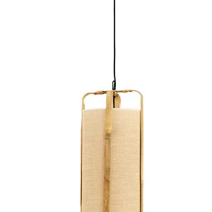Light & Living hanglamp SENDAI – Ø27x56cm – bruin Light & Living hanglamp SENDAI – Ø27x56cm – bruin